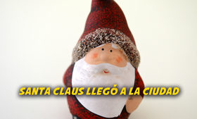 Santa Claus llegó a la ciudad