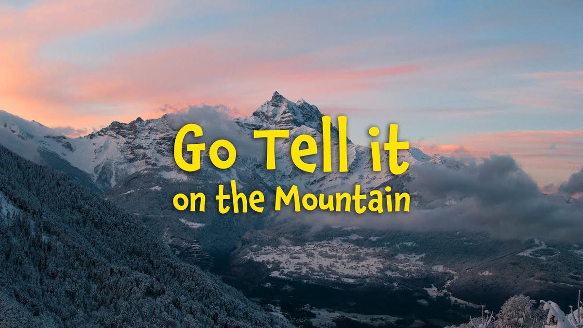 Go Tell it on the Mountain Karaoke - Christmas Video with Lyrics