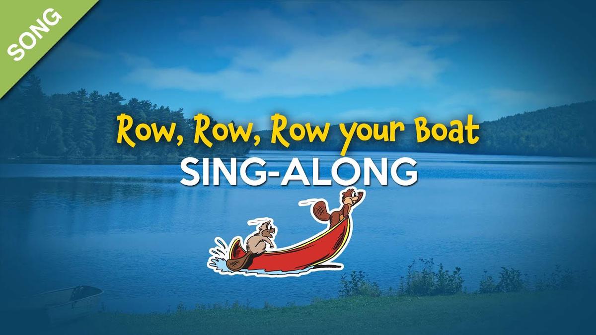 Row Row Row Your Boat [SONG] Nursery Rhymes SingAlong