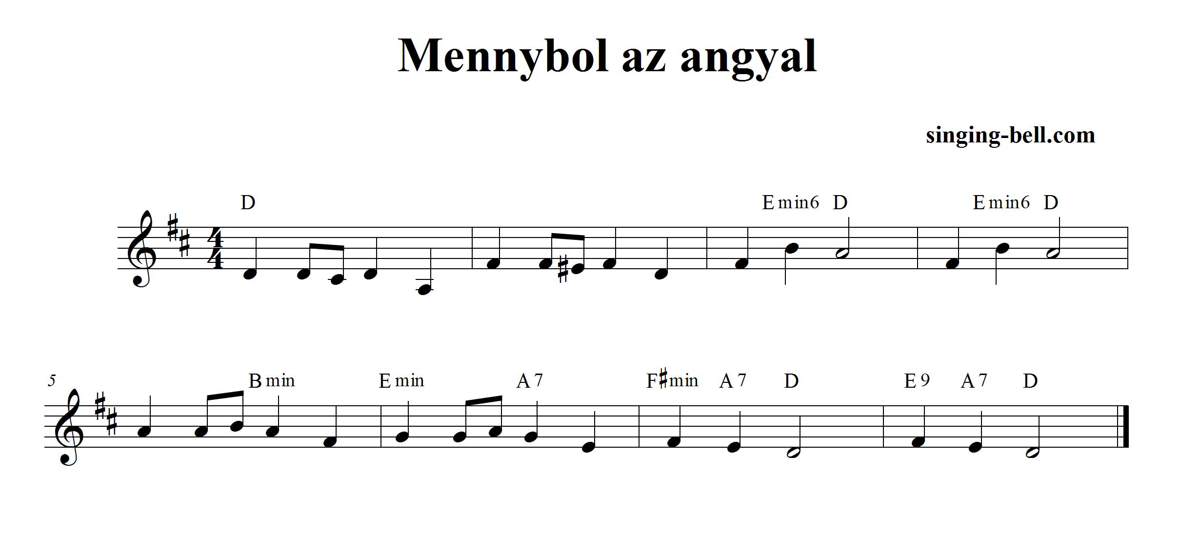 mennyből