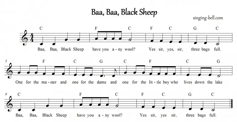 Baa Baa Black Sheep_C_singing-bell