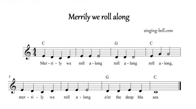 Merrily We Roll Along_in_C_singing-bell