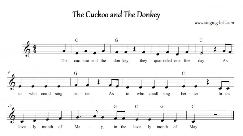 The Cuckoo and the Donkey Singing-Bell