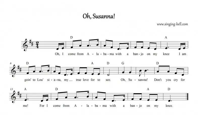 Oh Susanna_Singing Bell : Singing Bell Oh Susanna_Singing Bell