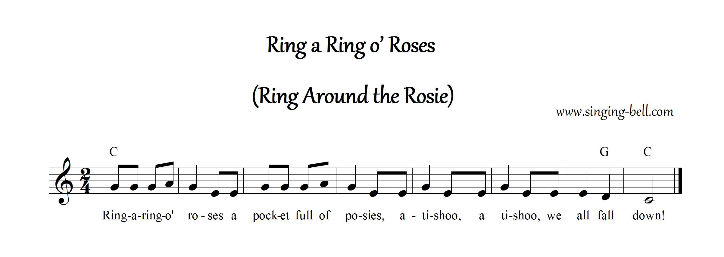 Ring A-Ring O' Roses - English Children's Songs - England - Mama Lisa's  World: Children's Songs and Rhymes from Around the World