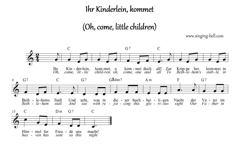 Ihr Kinderlein Kommet_singing-bell