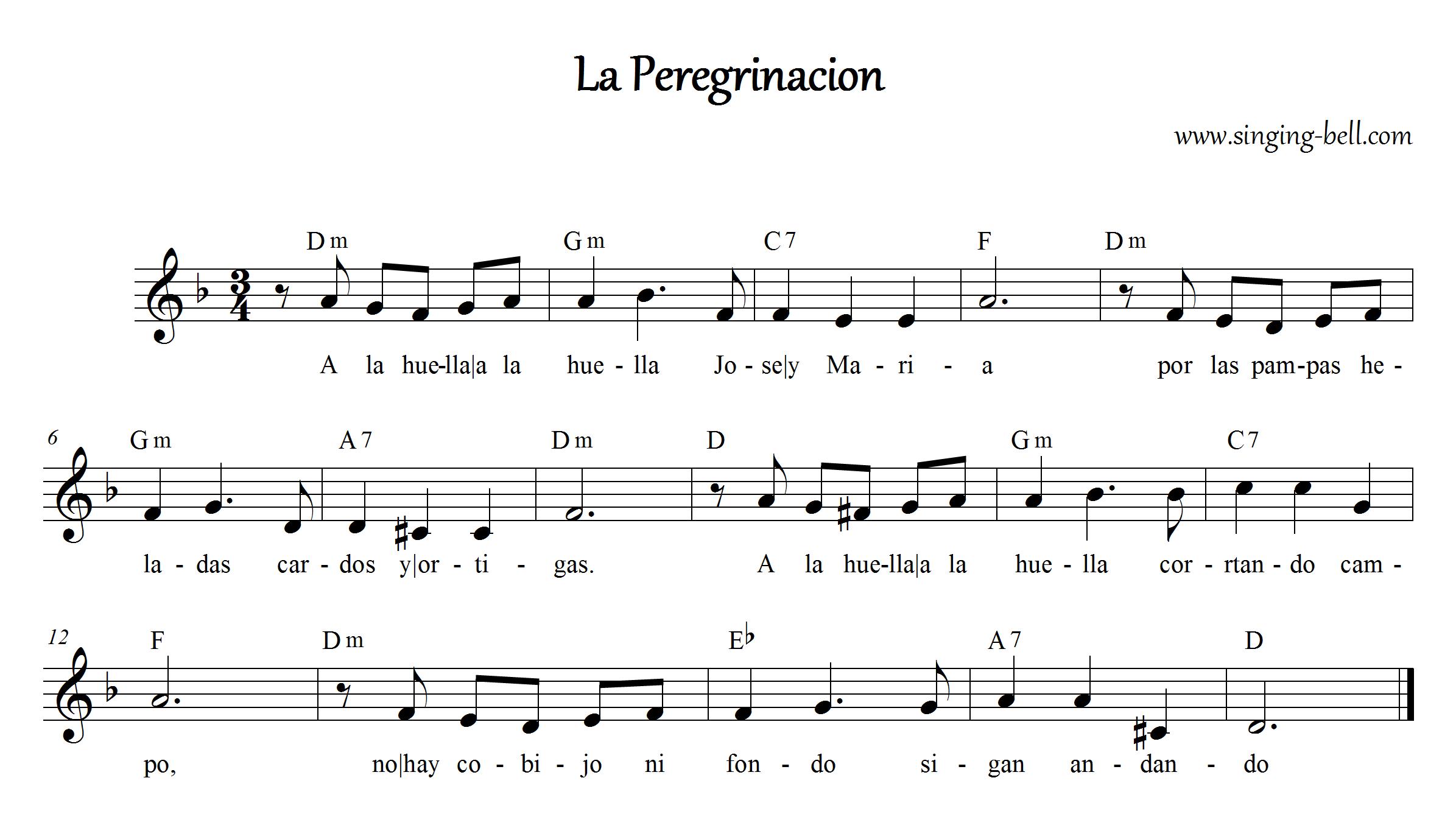 La Peregrinacion_D_Singing Bell : Singing Bell La Peregrinacion_D_Singing Bell