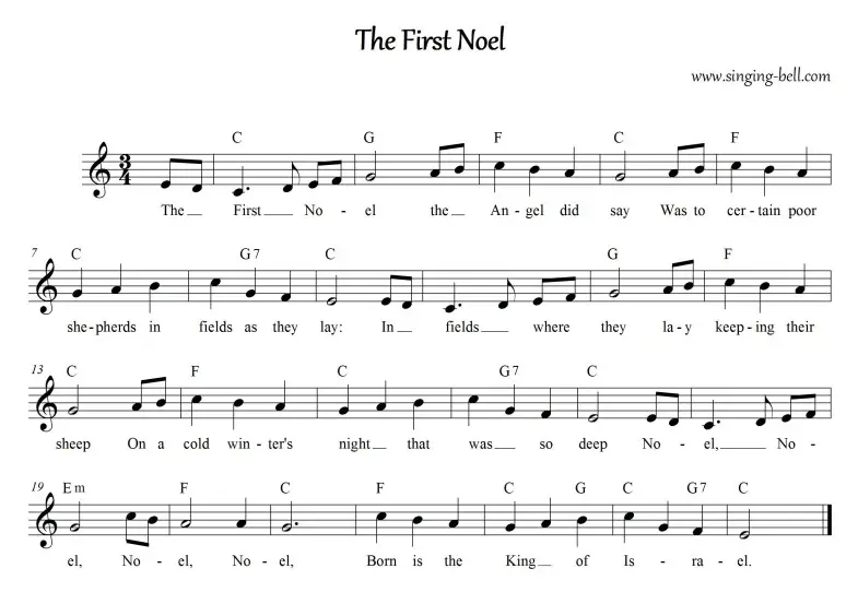 First Noel_C_Singing Bell