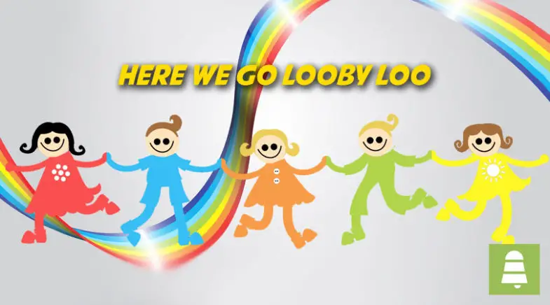 Here We Go Looby Loo | Free Nursery Rhymes