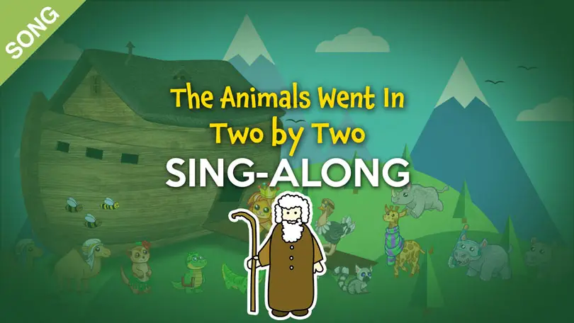 The Animals Went in Two by Two | Free Nursery Rhymes