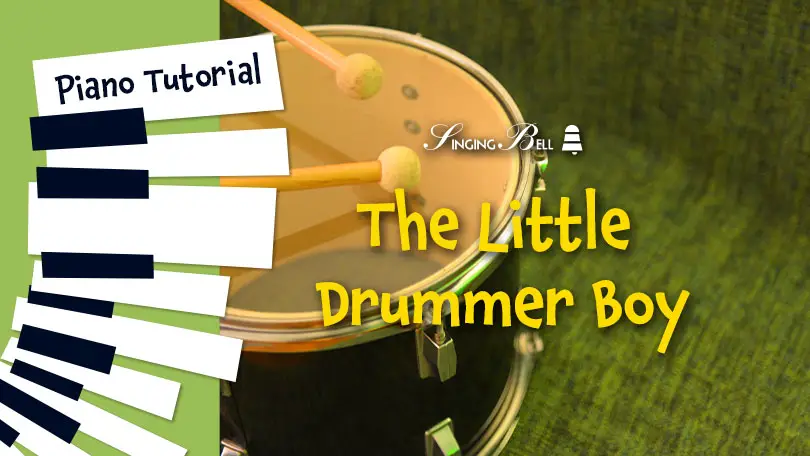 How to play Little Drummer Boy on the piano.