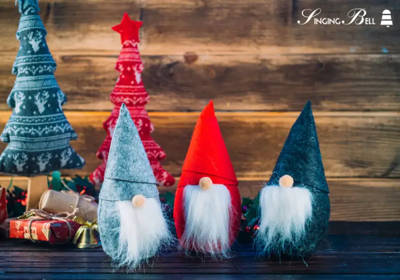 The Origin of Christmas Elves - cute wooden elves.