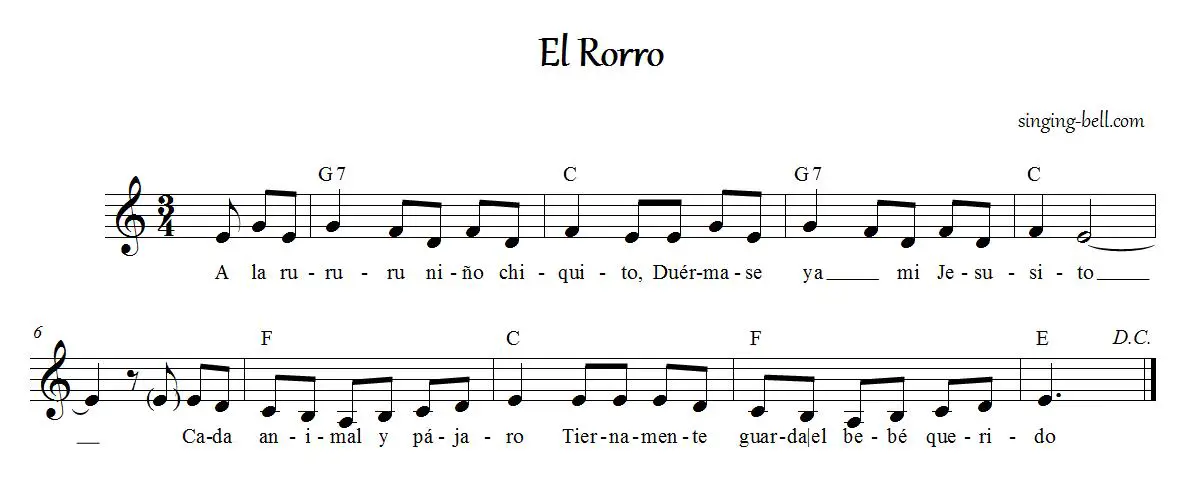 El Rorro sheet music