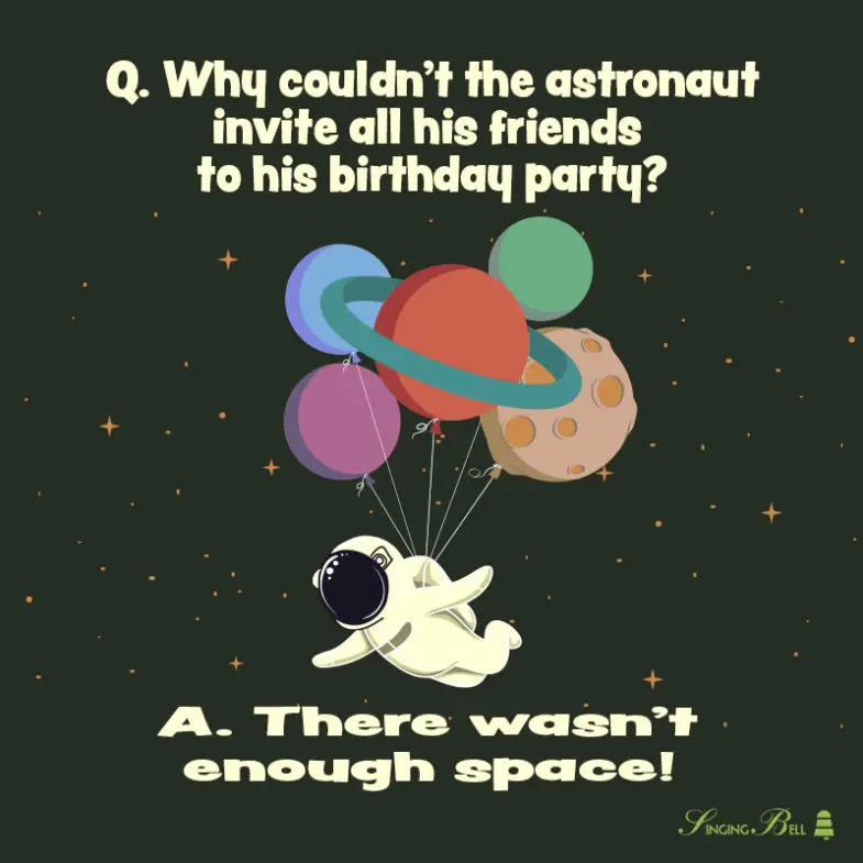 Birthday joke for kids.