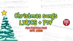 Rudolph the Red Nosed Reindeer Lyrics - Free PDF to Print