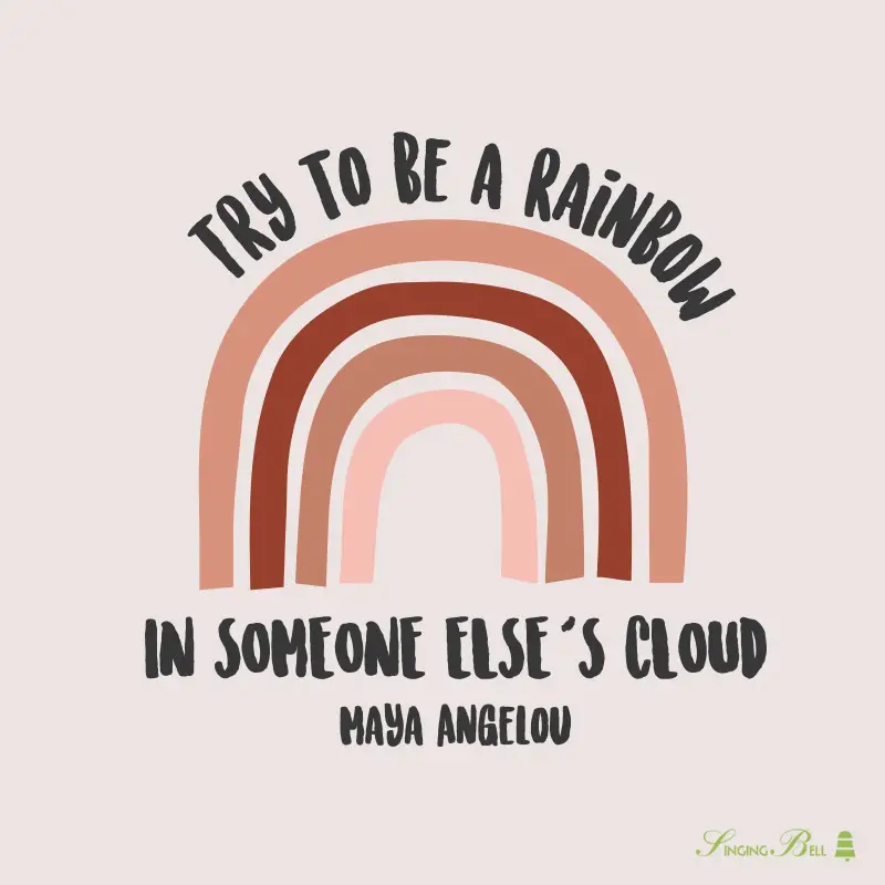 kindness-quotes-for-kids-4 : Singing Bell Kindness quote for kids.