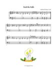 Deck the Halls free easy piano sheet music beginners