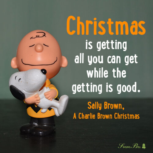charlie-brown-christmas-quotes-2 : Singing Bell A Charlie Brown Christmas quote.