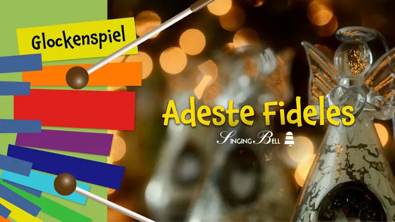 Glockenspiel-Adeste-Fideles-O-Come-All-Ye-Faithful-SOCIAL : Singing Bell