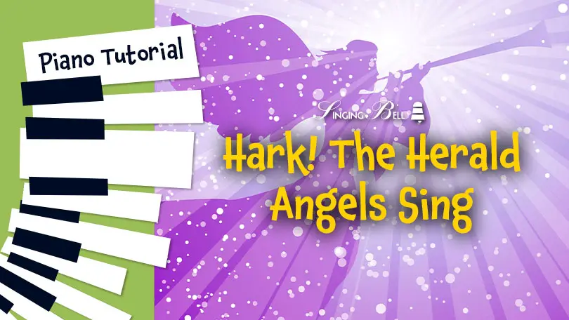 How to Play Hark! The Herald Angels Sing - Piano Tutorial, Guitar Chords, Sheet Music.