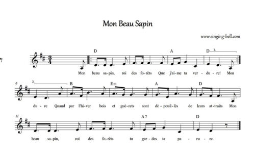 Mon beau sapin | Chants de Noël en français