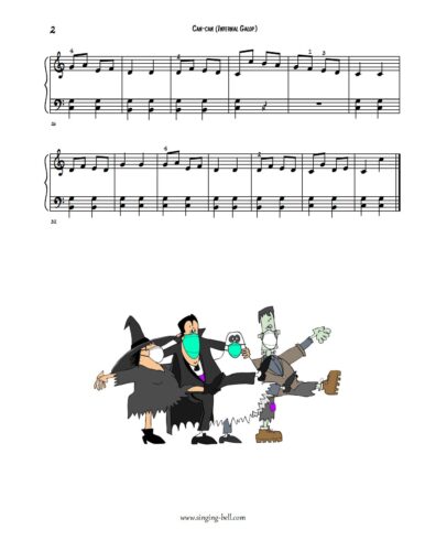 Jacques Offenbach's Can Can Piano Sheet Music, Tutorial