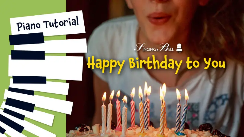 happy birthday song piano tutorial notes chords sheet music