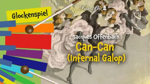 Jacques Offenbach's Can-Can (Infernal Galop) - How to Play on the Glockenspiel / Xylophone