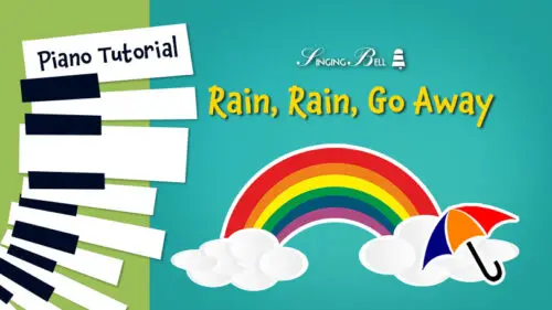 rain rain go away piano tutorial easy sheet music notes chords beginners