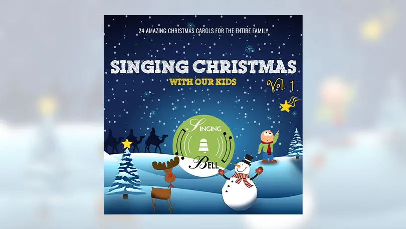 Singing-Christmas-Vol1-COVER-SOCIAL : Singing Bell Singing Christmas with Our Kids Volume 1 COVER