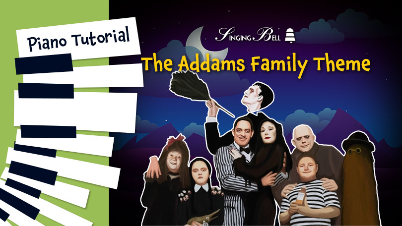 The Addams Family Theme - Piano Tutorial, Notes, Sheet Music