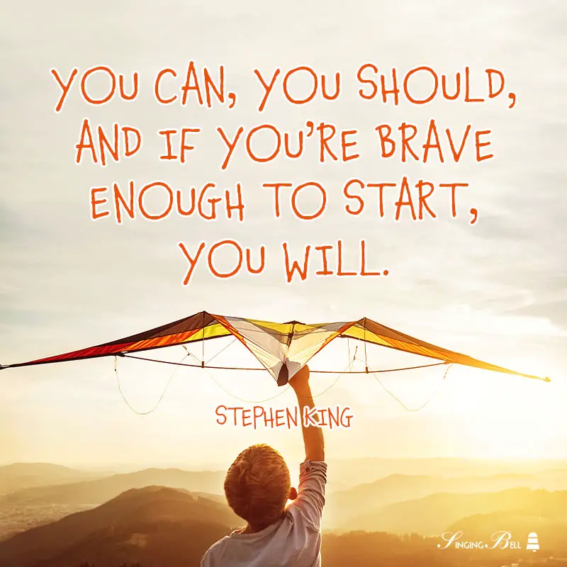 encouraging-quotes-for-kids-6 : Singing Bell Encouraging quote for kids.