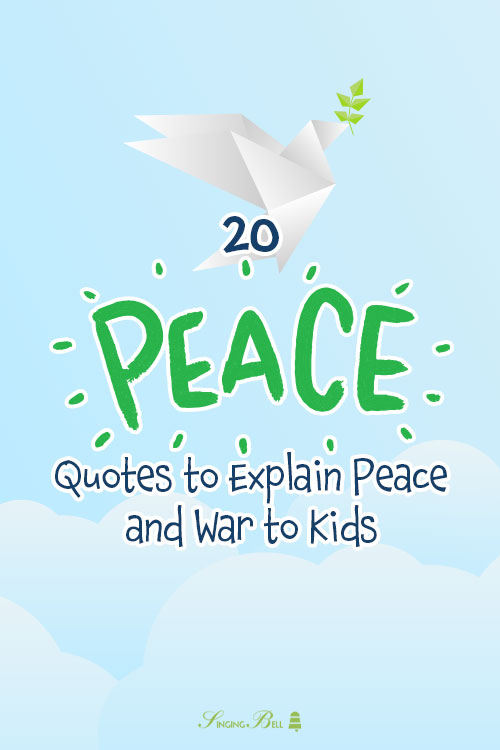 Peace quotes for kids - Pinterest