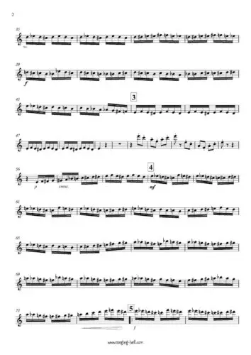 Rimsky-Korsakov Flight-of-the Bumblebee-Marimba-Sheet Music-Page_2