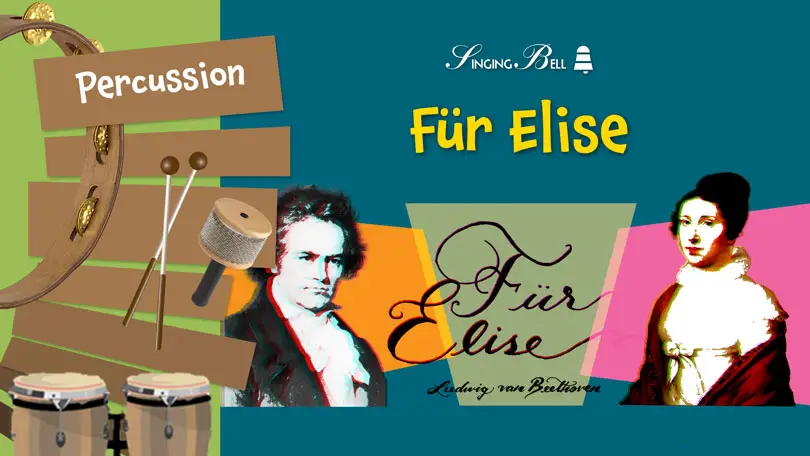 Percussion-Fur-Elise-SOCIAL : Singing Bell Für Elise Marimba Sheet Music