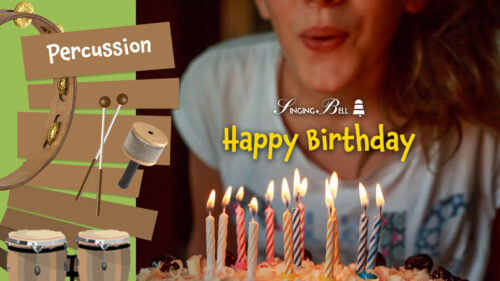 Happy Birthday – Percussion Ensemble, Orff and Solo Marimba Sheet Music