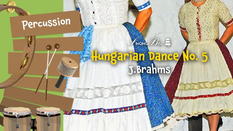 Percussion-Hungarian-Dance-SOCIAL : Singing Bell Brahms' Hungarian Dance No.5 Marimba