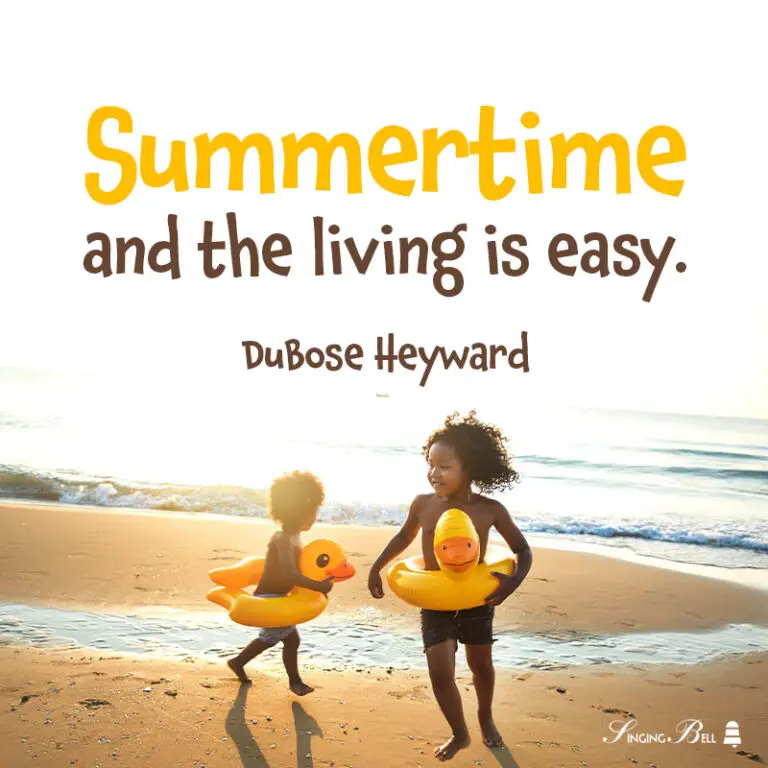 50 Summer Quotes For Kids Who Need to Feel Carefree Singing Bell