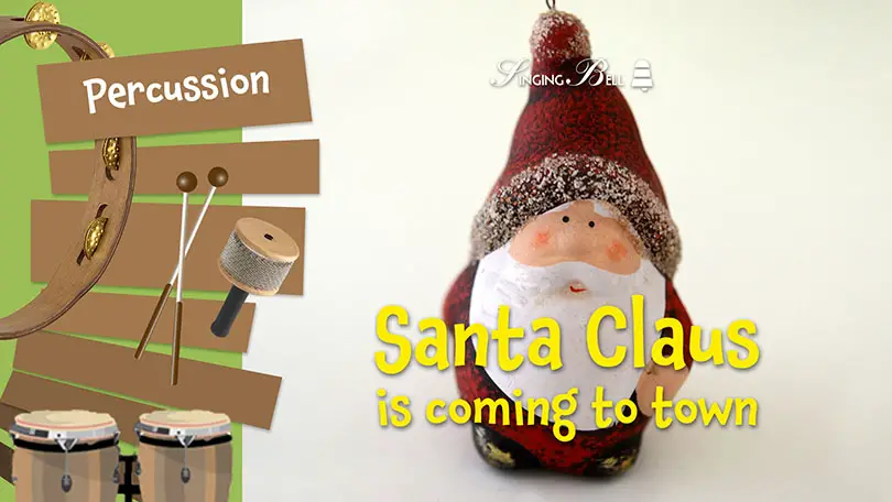 Percussion_Santa_Claus_is_coming_to_town_SOCIAL : Singing Bell