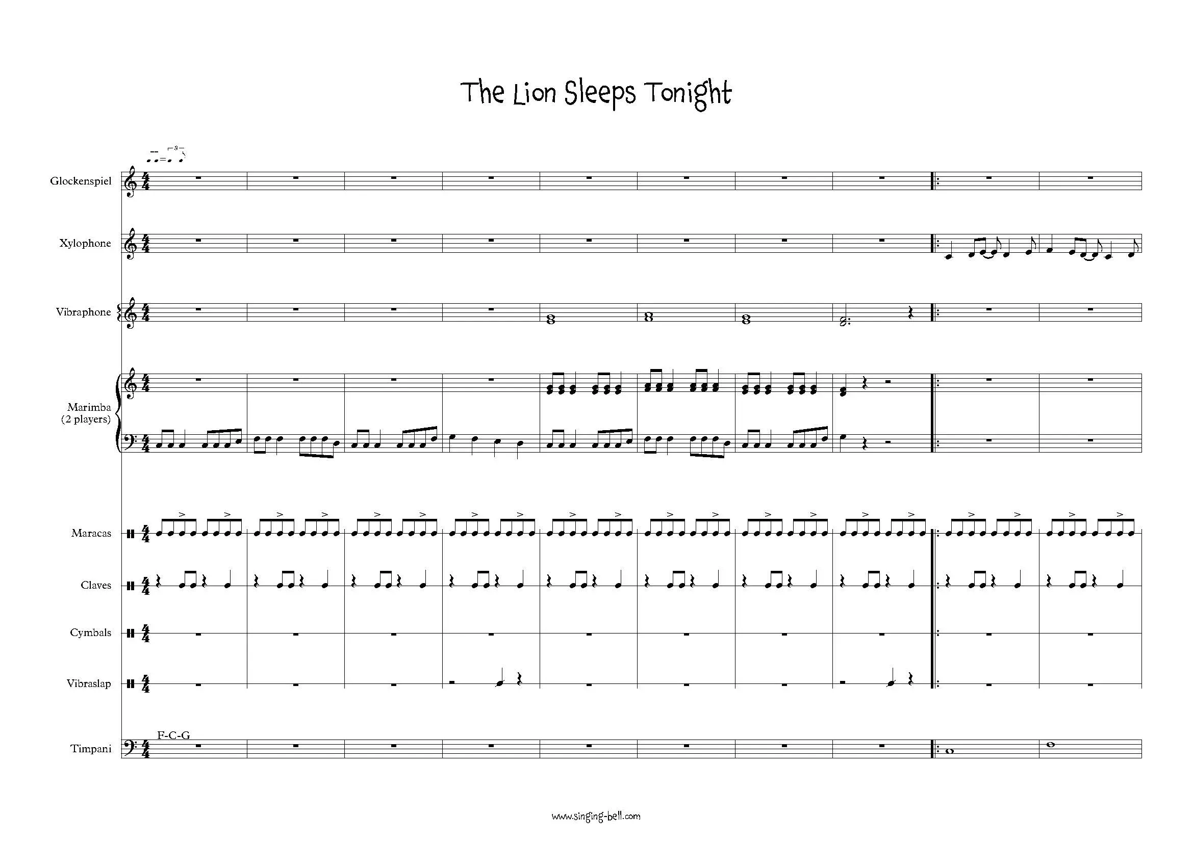 The_Lion_Sleeps_Tonight-percussion-sheet-music singing-bell_Page_1