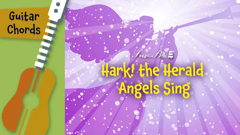 Hark The Herald Angels Sing guitar chords tabs sheet music printable PDF - free download

