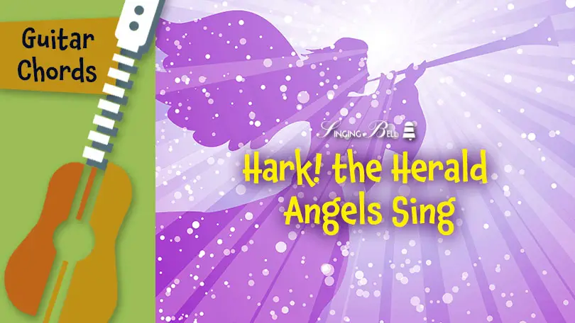Guitar_Hark!_the_Herald__Angels_Sing_SOCIAL : Singing Bell Hark The Herald Angels Sing guitar chords tabs sheet music printable PDF - free download