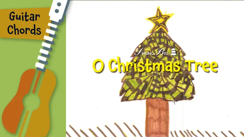 Guitar_O_Christmas_Tree_SOCIAL : Singing Bell O Christmas tree (O Tannenbaum) guitar chords tabs sheet music printable PDF - free download