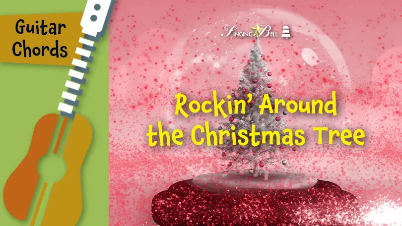 Rockin' Around the Christmas Tree guitar chords tabs sheet music printable PDF - free download