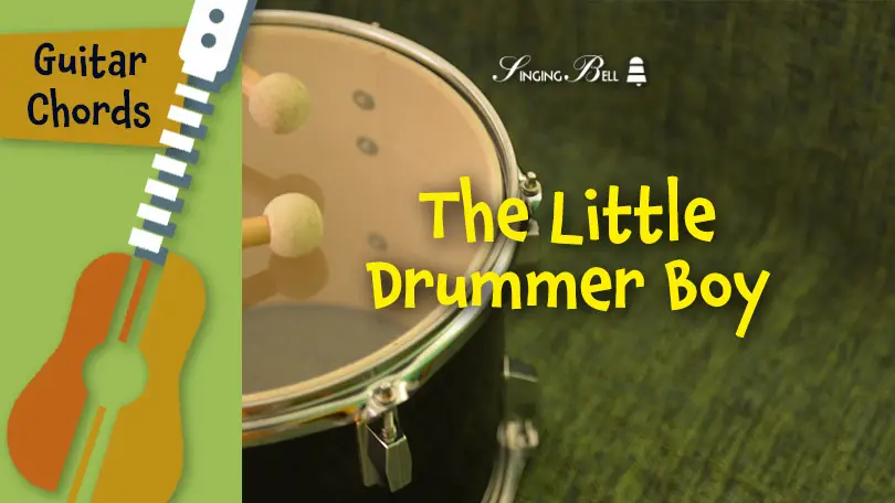Guitar_The_Little_Drummer_Boy_SOCIAL : Singing Bell The Little Drummer Boy guitar chords tabs sheet music printable PDF - free download