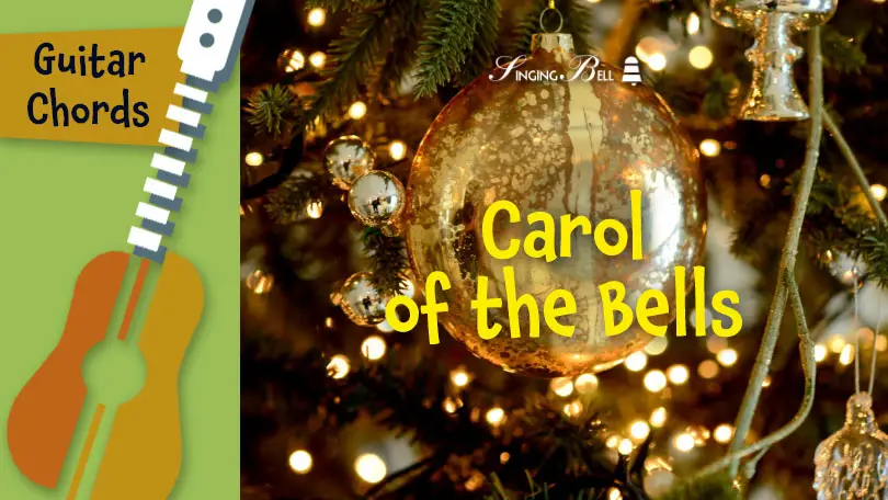Carol of the Bells guitar chords tabs sheet music printable PDF free download