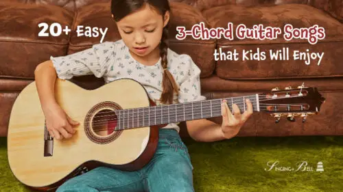 Read more about the article 20+ Easy 3-Chord Guitar Songs for Kids to Practice and Enjoy