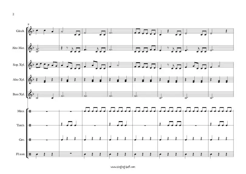 La_Cucaracha orff-sheet-music-pdf-singing-bell-2