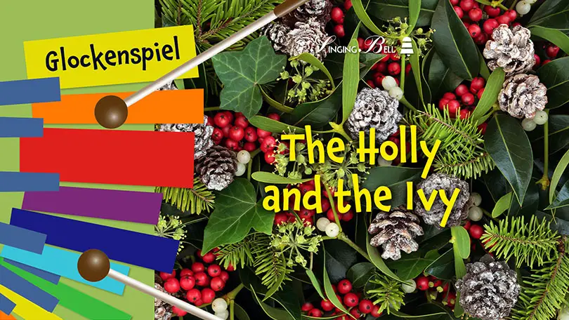 The holly and the ivy glockenspiel xylophone sheet music