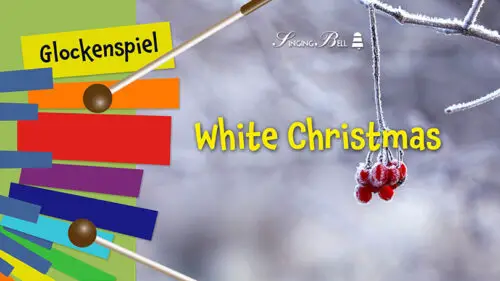 White Christmas free xylophone glockenspiel sheet music
